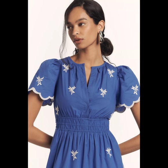 Anthropologie The Somerset Embroidered Maxi Dress - Picture 2 of 16